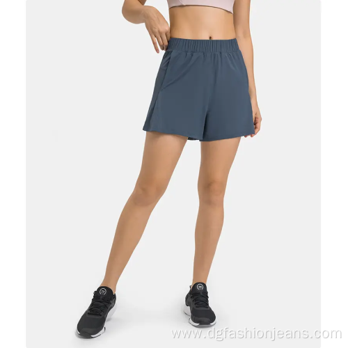 Polyester Mesh Inner Lining Shorts Women